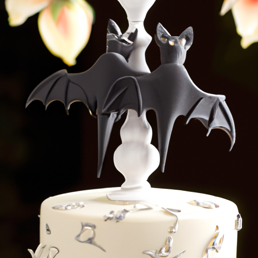 Bat Wedding Cake Toppers