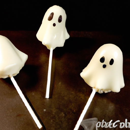 Chocolate Ghost Lollipops