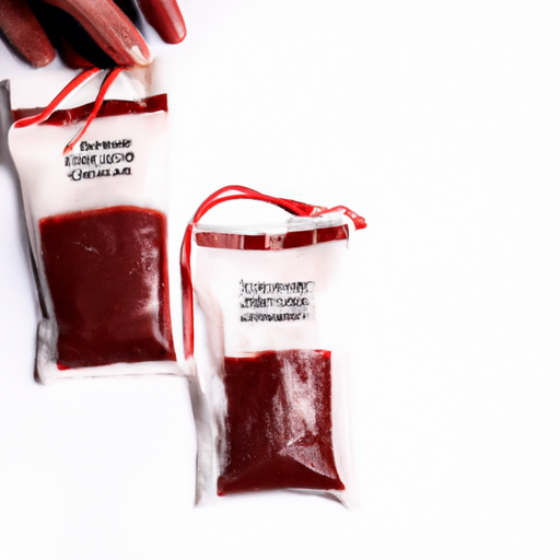 Fake Blood Bags For Drinks 16 - 20 Count