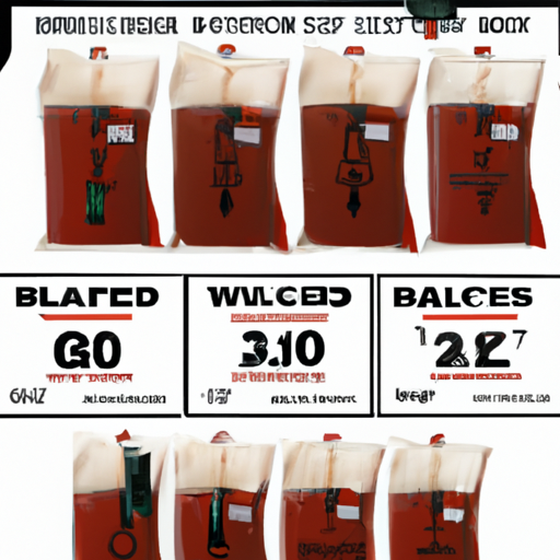 Fake Blood Bags For Drinks 16 - 20 Count