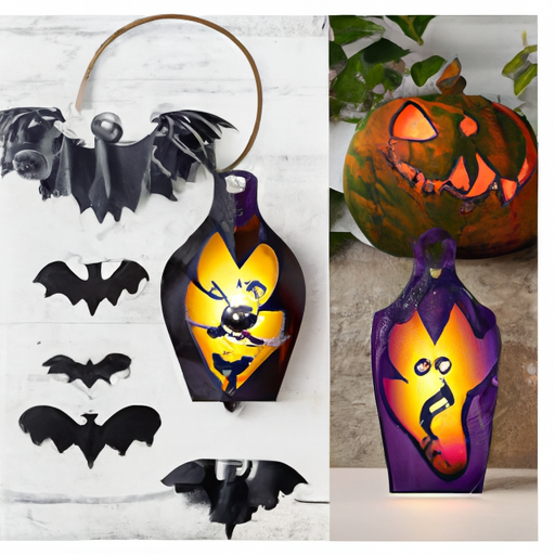 Halloween Bat Lanterns