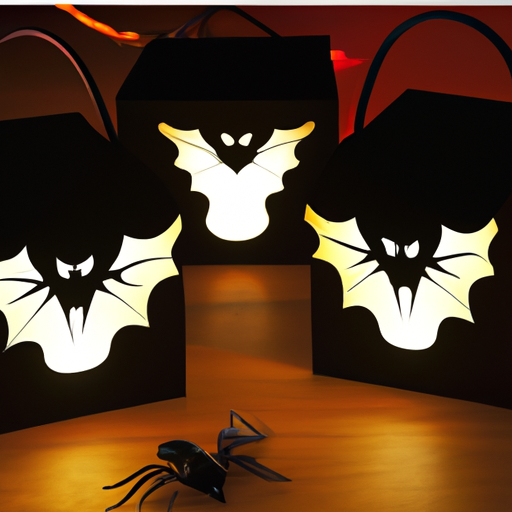 Halloween Bat Lanterns
