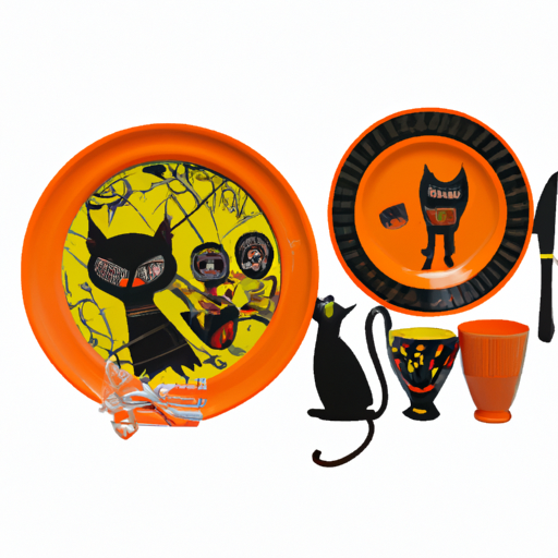Halloween Cat Party Tableware Bundles