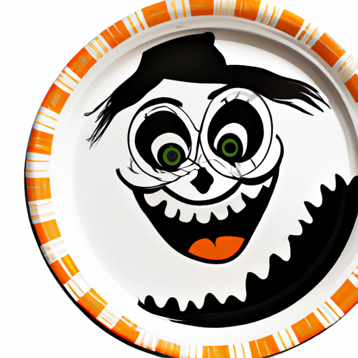 Halloween Character Paper Plates