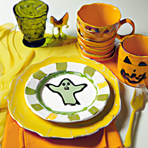 Halloween Character Plates And Napkin Sets