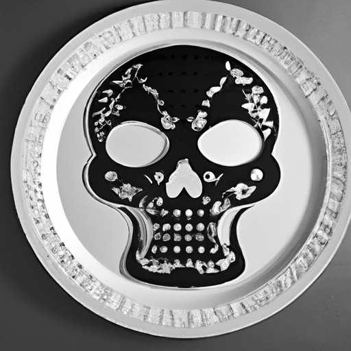 Halloween Skull Paper Plates