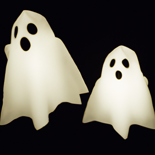 Lighted Hanging Ghosts