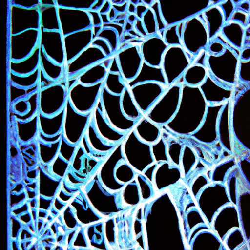 Spider Web Corner Stained Glass